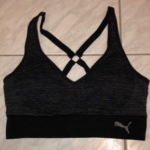 NWOT Grey Puma Sports Bra